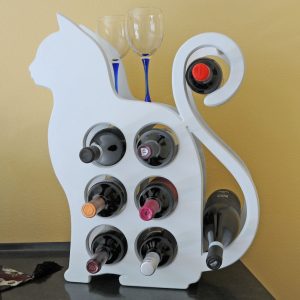Kitty wine racks