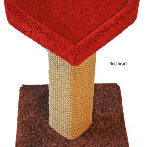 The LoveCat Tower - Red heart