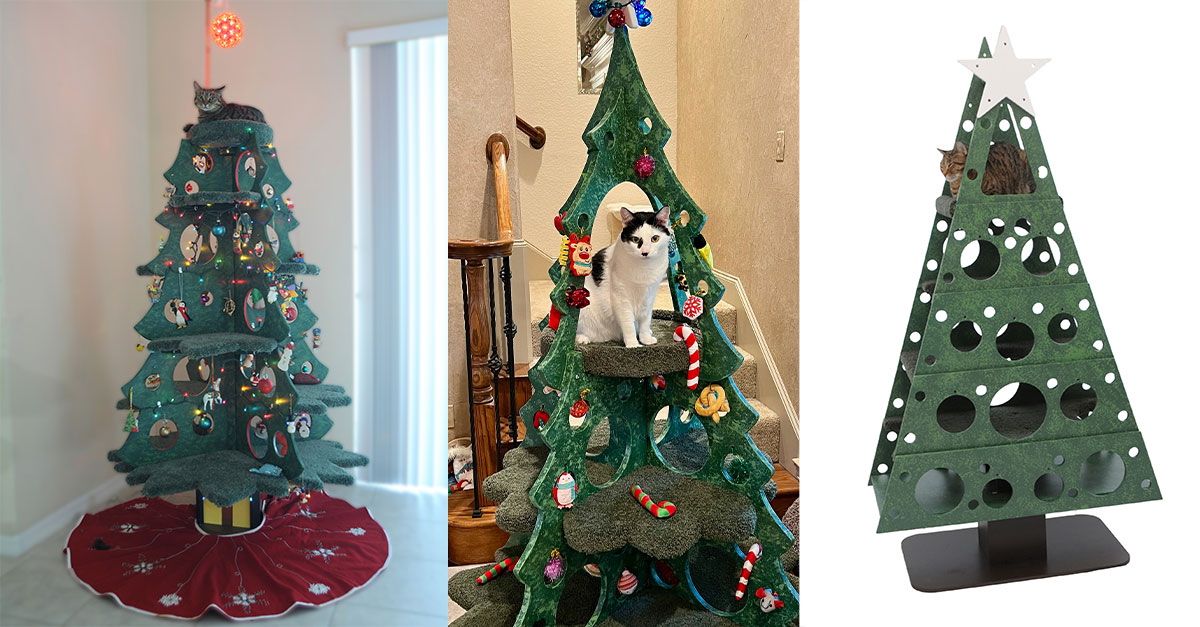 Cat-friendly Christmas Trees